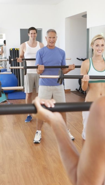 Hacer ejercicio en grupo