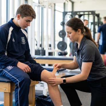 lesiones comunes en jóvenes atletas