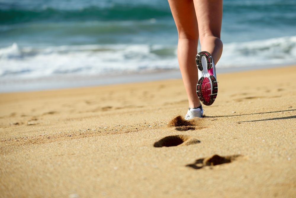 ejercicios para hacer en la playa